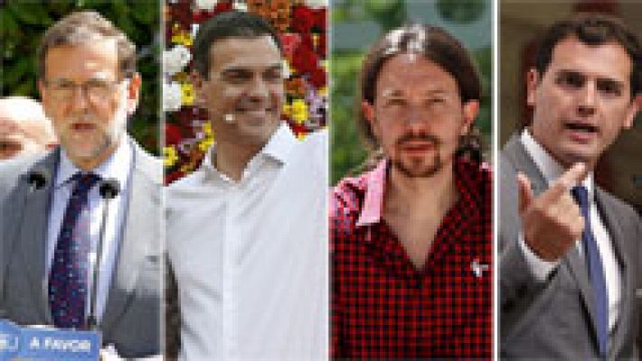 Telediario 1 - Los partidos se preparan para el arranque de la campaña