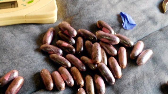 Telediario 1 - Desarticulada una red que vendía droga en el interior del centro penitenciario 'Murcia II'