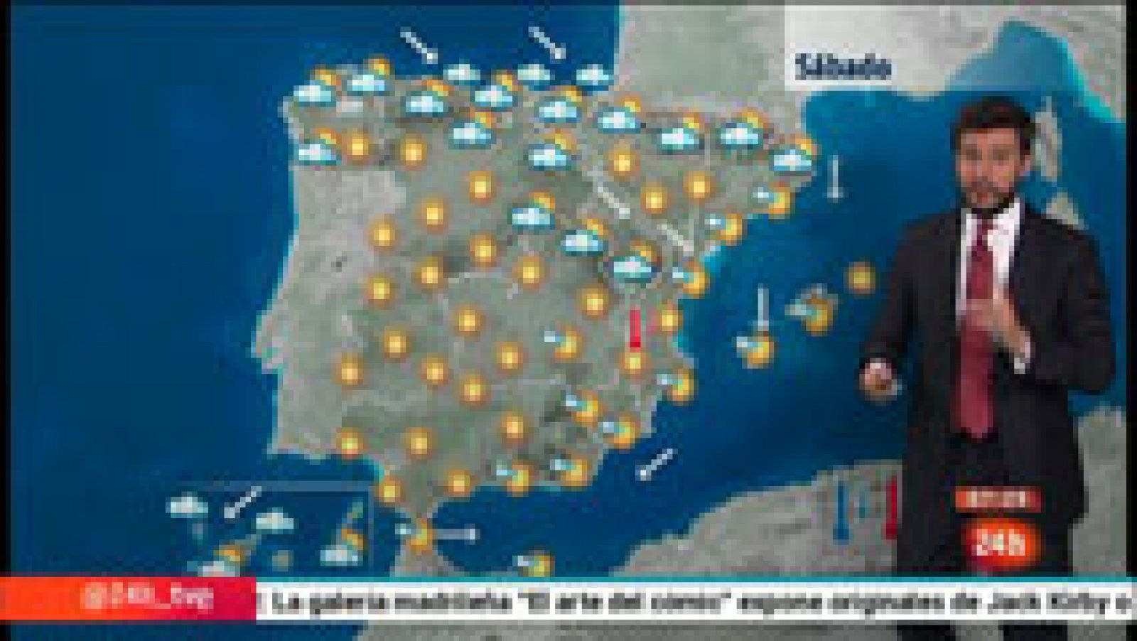 El tiempo: Lluvias débiles en el norte peninsular y cielo despejado en el resto | RTVE Play