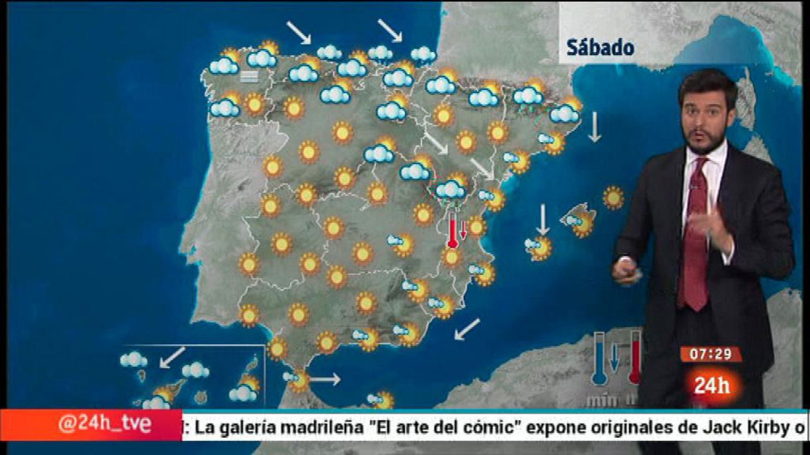 Lluvias débiles en el norte peninsular y cielo despejado en el resto