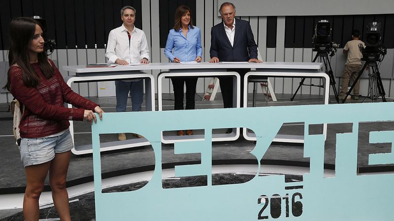 Los partidos dan el visto bueno al plató donde se celebrará el debate a cuatro