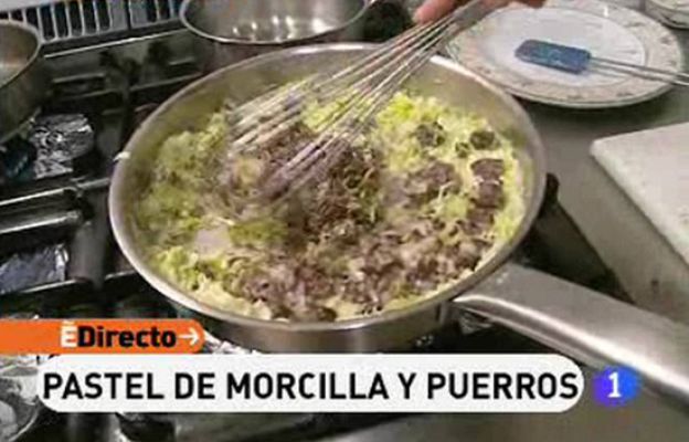 RTVE Cocina - Pastel de morcilla y puerros