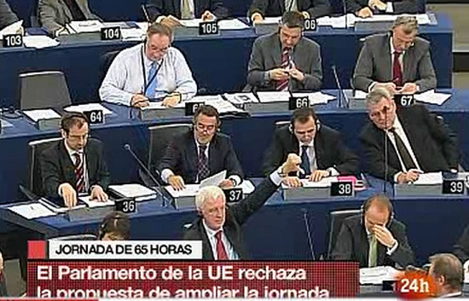 El Parlamento Europeo frena la norma de las 65 horas semanales. 