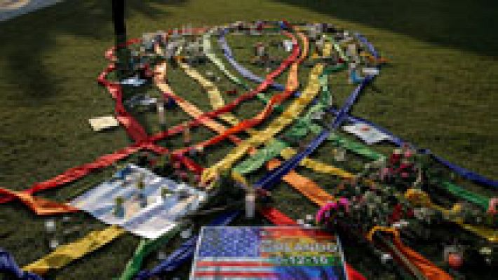 Telediario 1 - Orlando recuerda a las víctimas del atentado