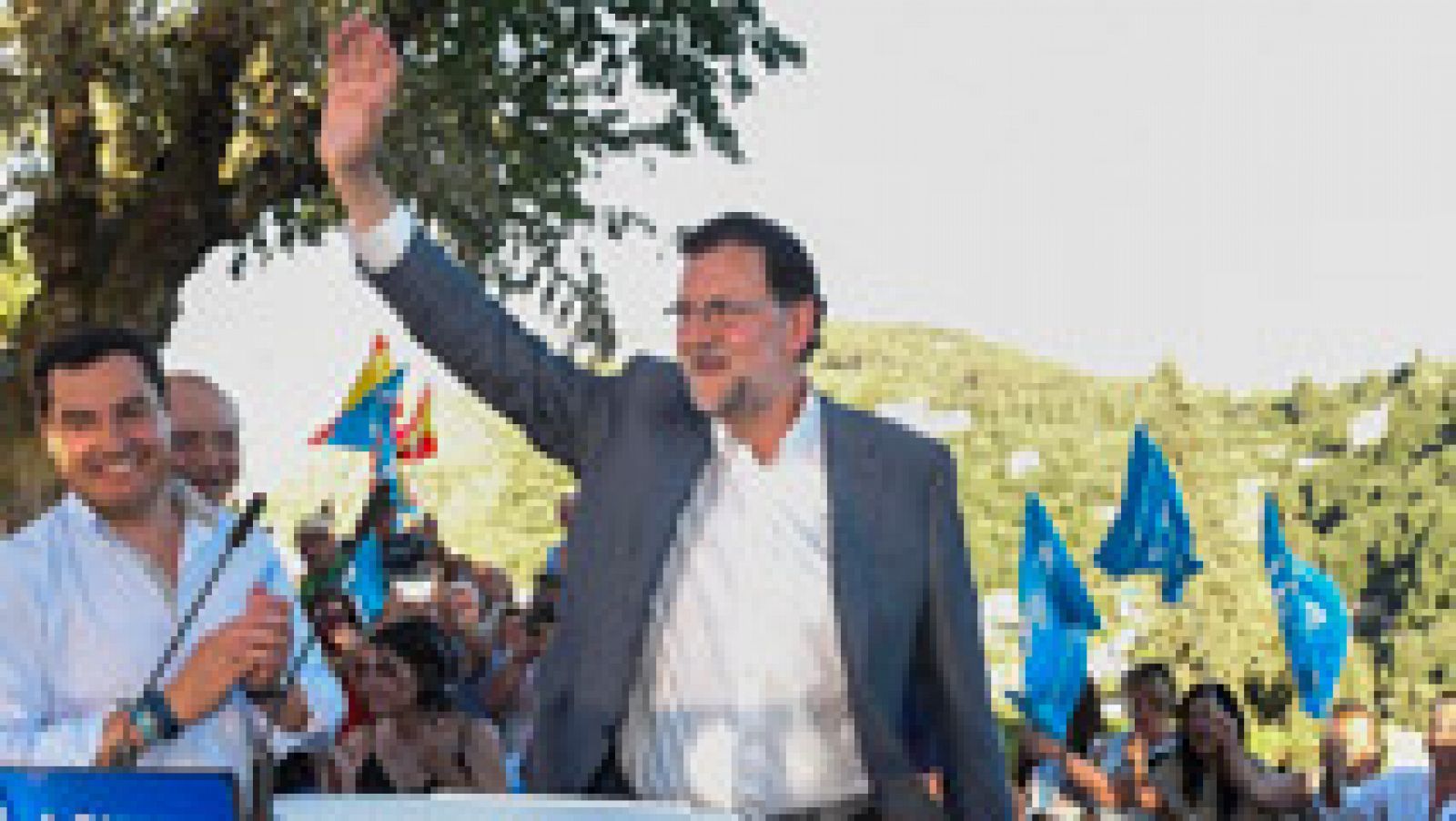 Telediario 1: Rajoy pide el voto para no dar marcha atrás en la recuperación económica | RTVE Play