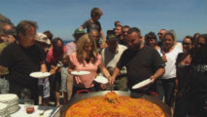 Una paella de trueque