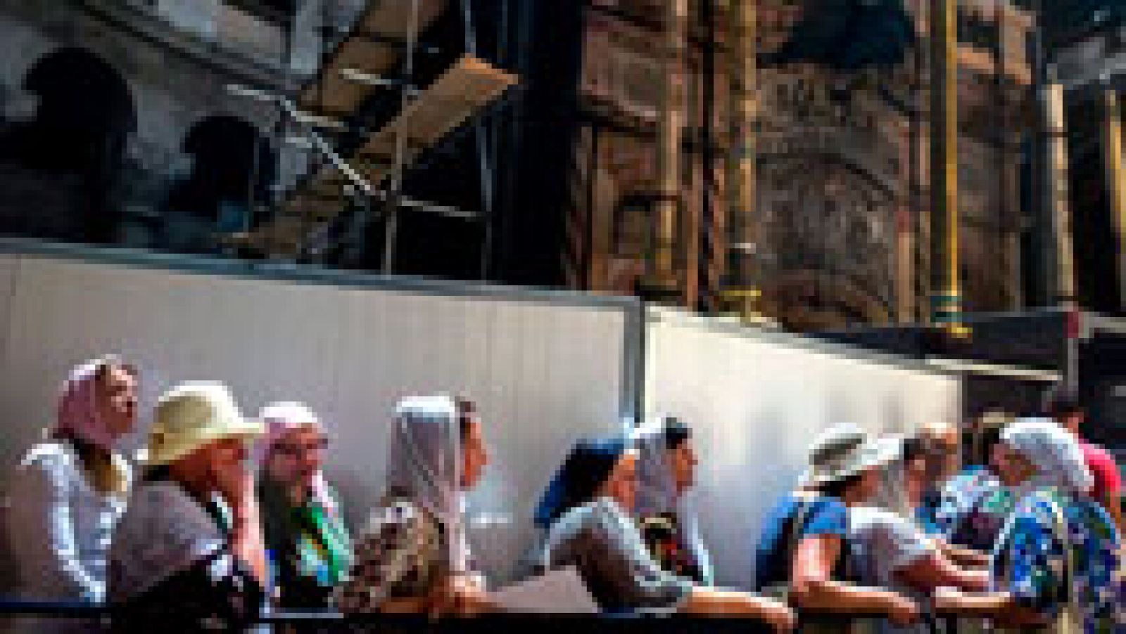 El santo sepulcro de Jerusalén está de obras