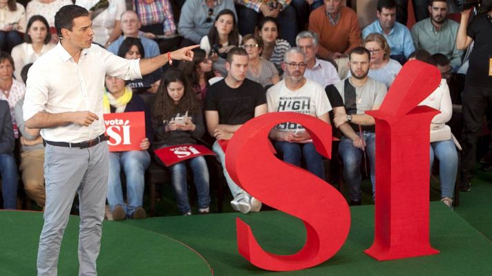 Telediario 1 - Sánchez insiste en la soledad de Rajoy: "Hasta Rivera ha dicho que no le votará"