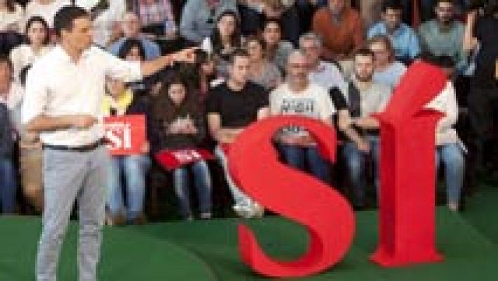 Telediario 1 - Sánchez insiste en la soledad de Rajoy: "Hasta Rivera ha dicho que no le votará"