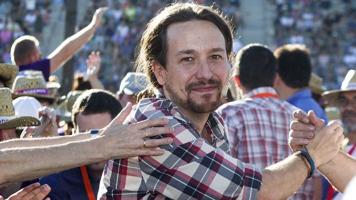 Telediario 1 - Iglesias se presenta en un mitin en Mallorca como el vencedor de las elecciones generales