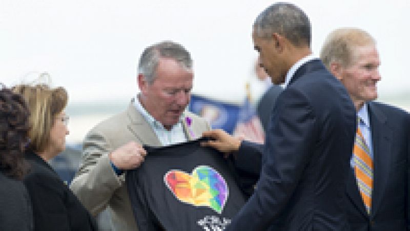 Obama llega a Orlando para reunirse con los familiares de las vctimas de la matanza