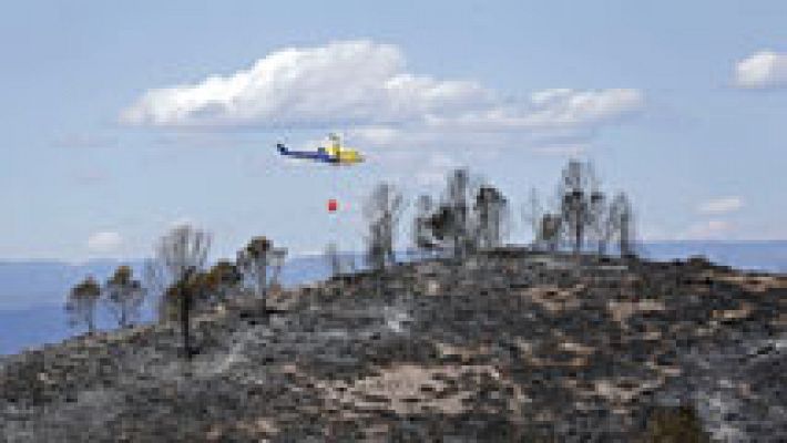 Cuatro incendios declarados en las últimas 48 horas en Valencia han quemado ya 2.809 hectáreas