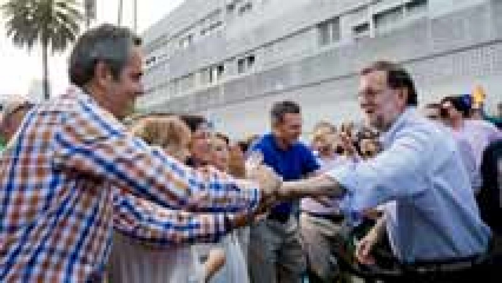 Telediario 1: Rajoy pide el voto para que en España no se instale un modelo como el de Venezuela | RTVE Play