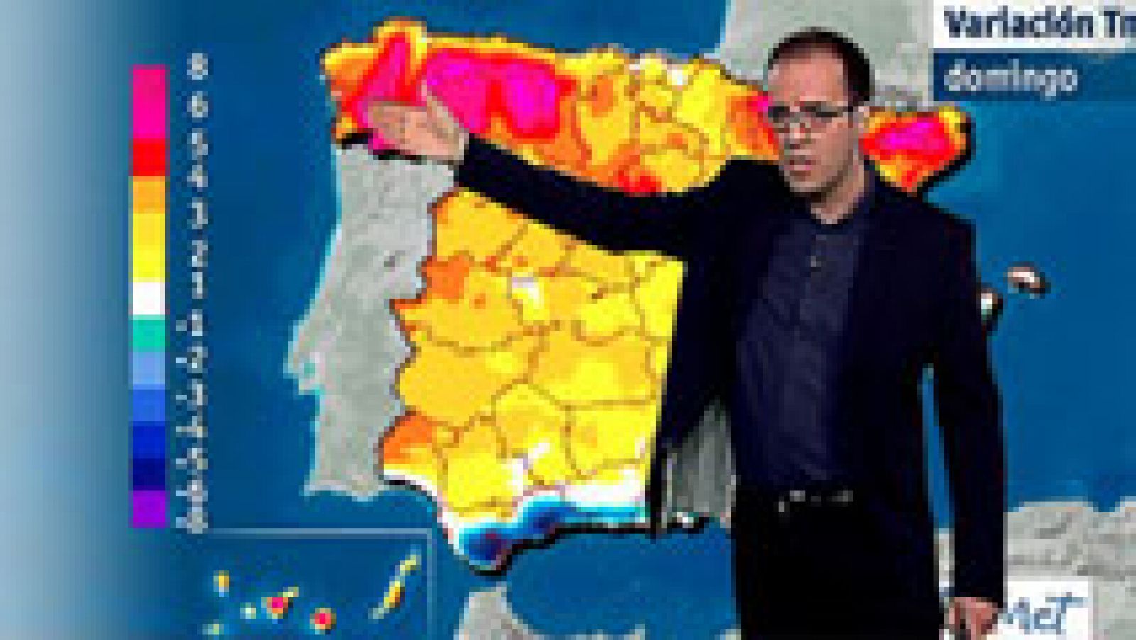 El tiempo: Cielos nubosos en el norte y temperaturas al alza en todo el país | RTVE Play