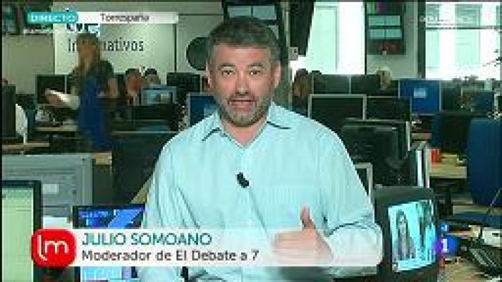 Debate a siete en TVE