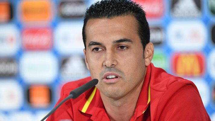 Telediario 1 - Pedro matiza sus palabras sobre la selección