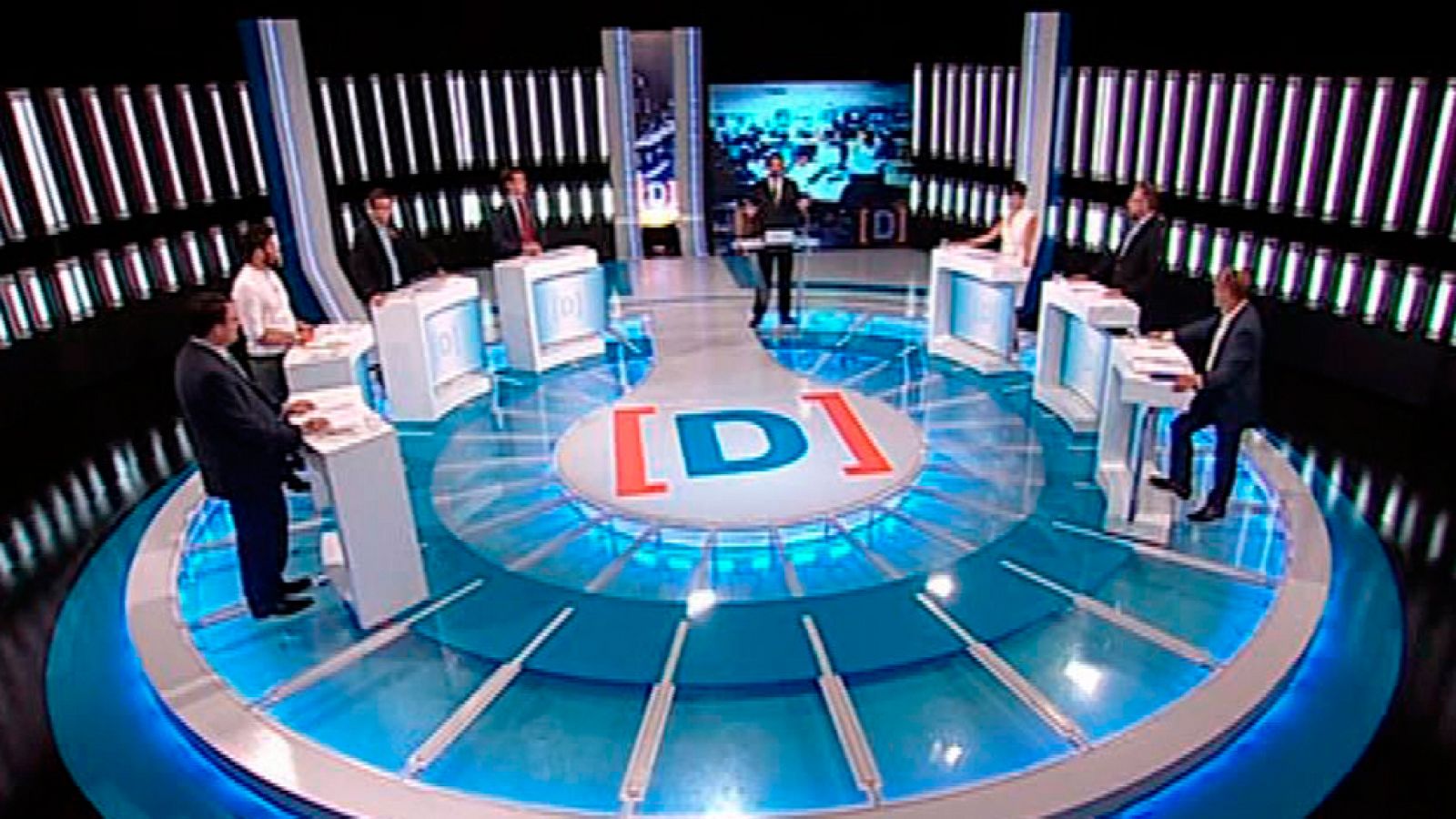 Los siete partidos reafirman sus posiciones en sus respectivos 'minutos de oro' en el debate a siete