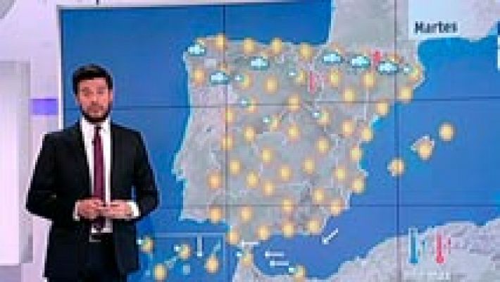 Temperaturas en ascenso y cielos despejados salvo en norte