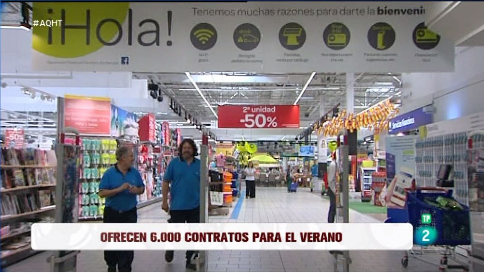 Aquí hay trabajo: 6.000 empleos de varias profesiones para gran supermercado | RTVE Play