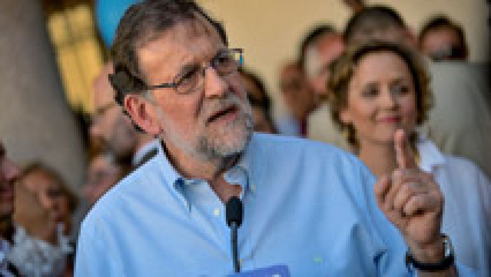 Telediario 1: Rajoy: "El voto a Ciudadanos no es un voto útil para frenar a los extremistas" | RTVE Play