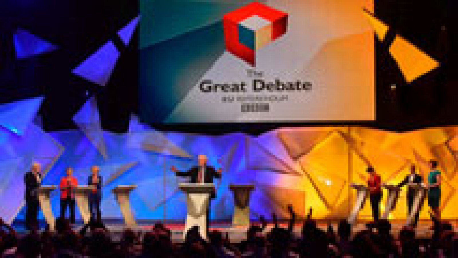 Último debate televisado antes del referéndum del Brexit en  el emblemático Wembley Arena