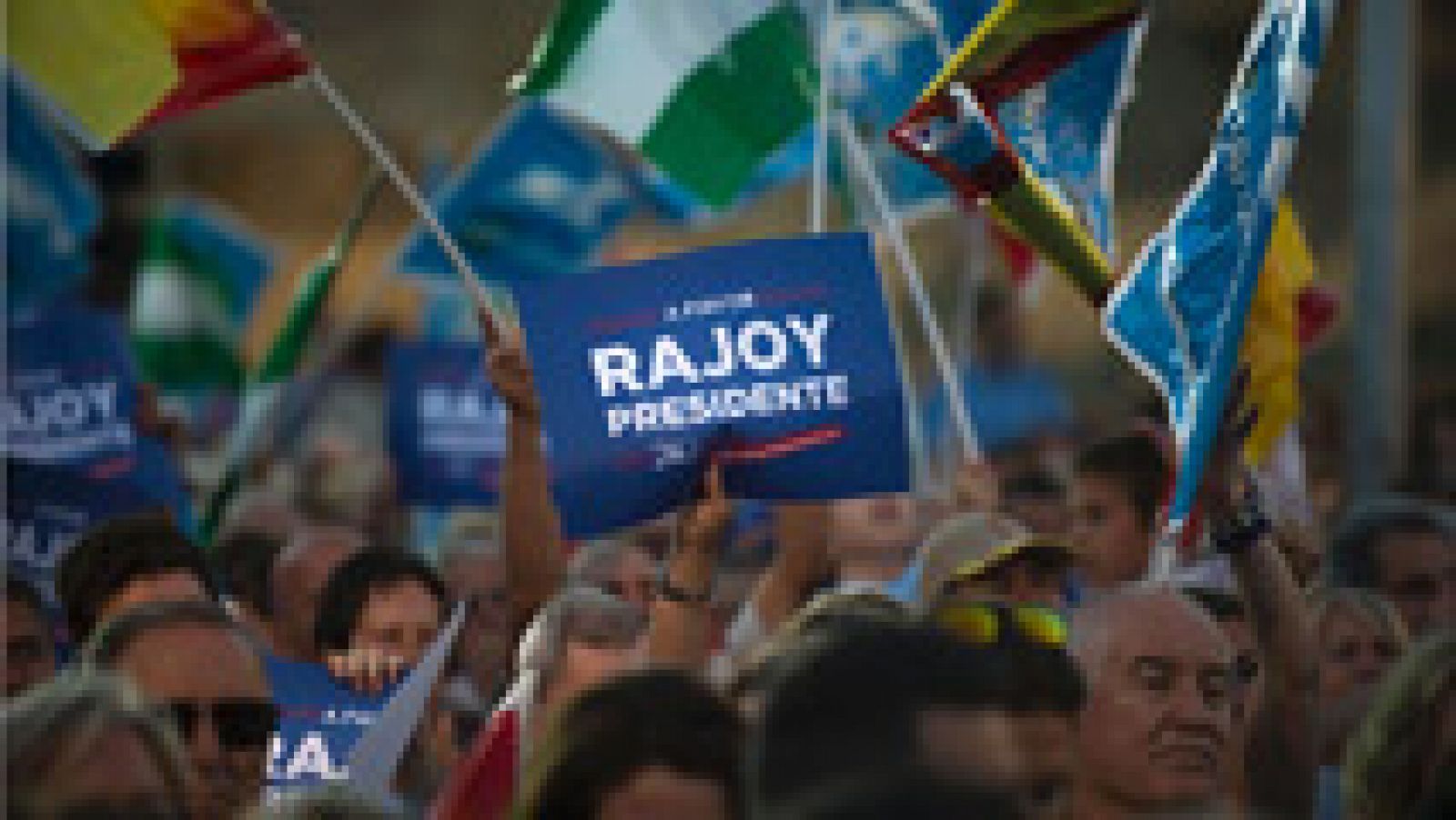 Telediario 1: Rajoy: "El 26J nos jugamos la moderación contra los radicales" | RTVE Play
