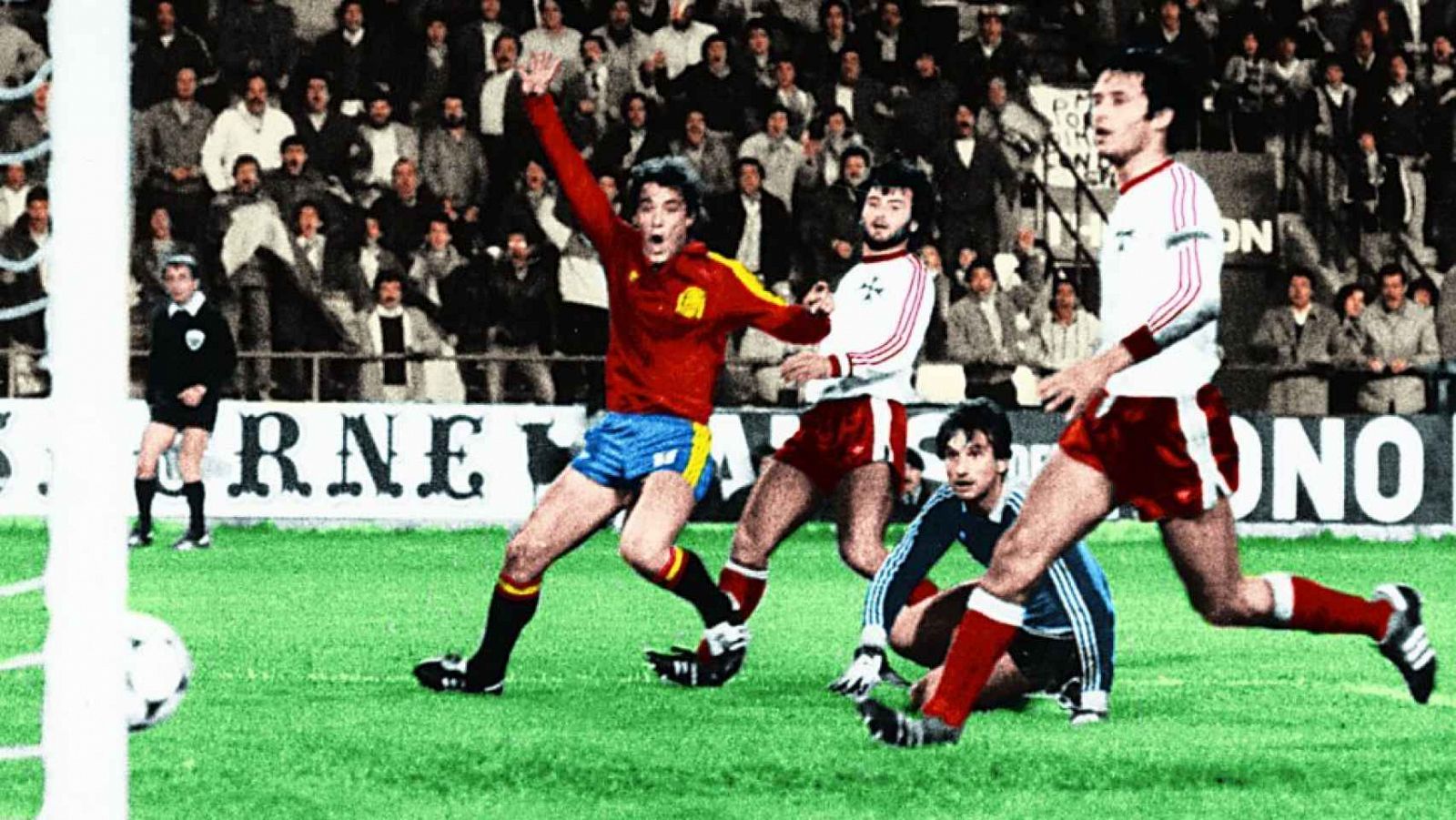 El partido España 12 - Malta 1 (1983)