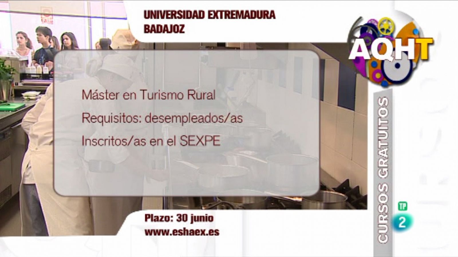 Master, cursos y certificados de profesionalidad GRATIS - Aquí hay trabajo | Ver