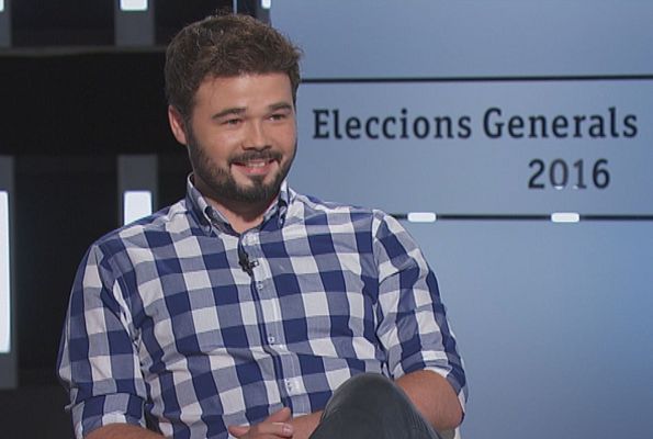 L'Informatiu - Entrevista electoral - Gabriel Rufián (ERC) 23/'6/2016