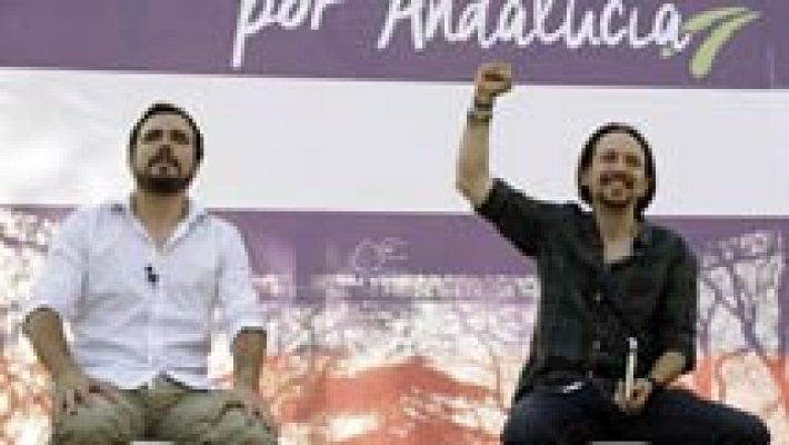 Telediario 1 - Unidos Podemos da su quinto mitin de campaña en Andalucía