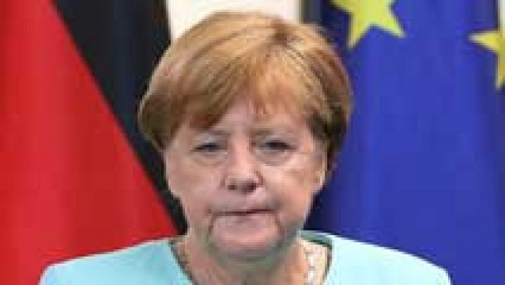 Telediario 1 - Merkel califica el 'Brexit' como un "punto de inflexión" en la Unión Europea y pide calma