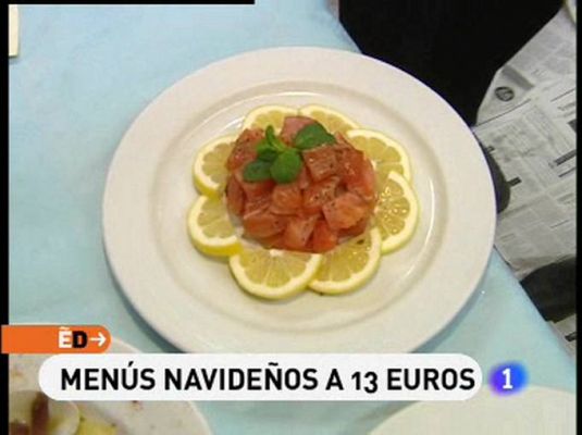 Menús navideños a 13 euros