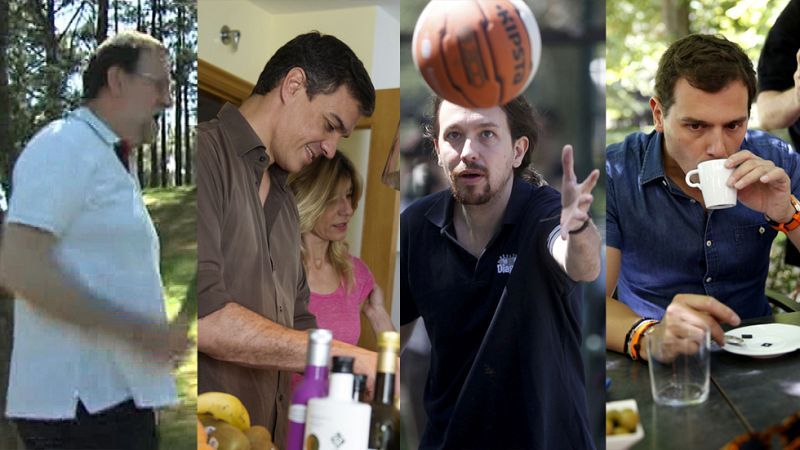 Así han pasado los candidatos a la presidencia la jornada de reflexión antes del 26J