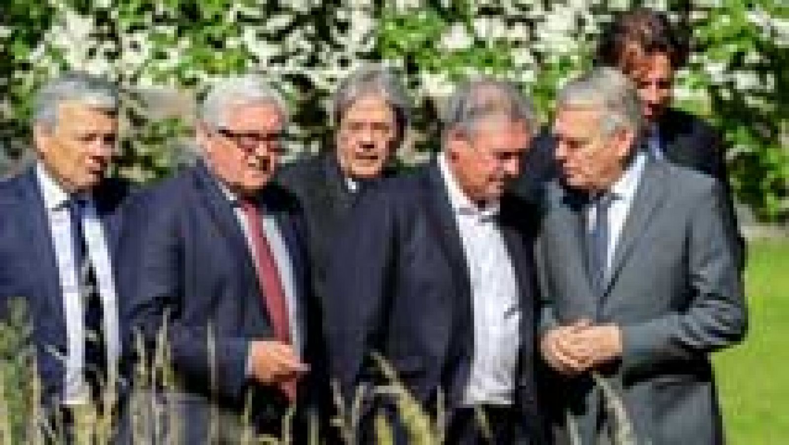 Telediario 1: Los ministros de exteriores de los países fundadores de la UE urgen a Reino Unido a una salida "cuanto antes" | RTVE Play