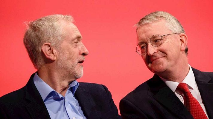 Telediario 1 - Tensión en el Partido Laborista británico tras el despido de Corbyn de su portavoz de exteriores