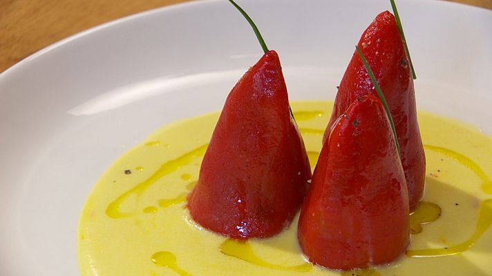 RTVE Cocina - Pimientos del piquillo rellenos de marisco
