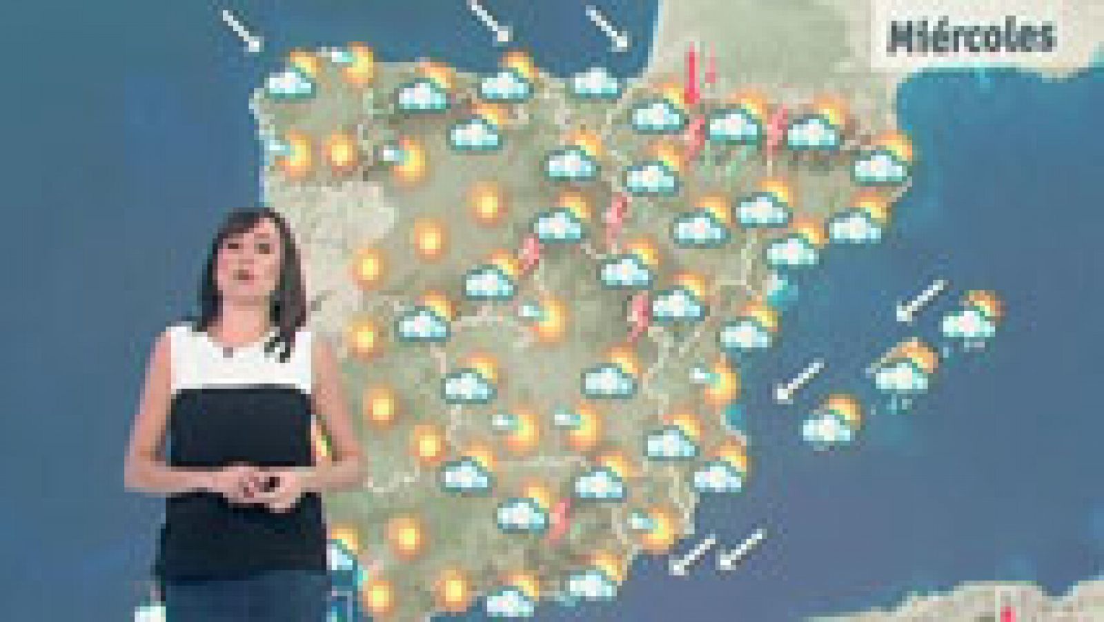 El tiempo: Chubascos en los Pirineos y subida de temperaturas | RTVE Play