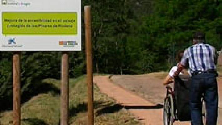 Nuevos senderos en Teruel accesibles a personas con discapacidad