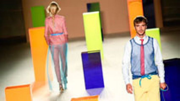 Telediario 1 - Penúltima jornada de la pasarela 080 de Barcelona