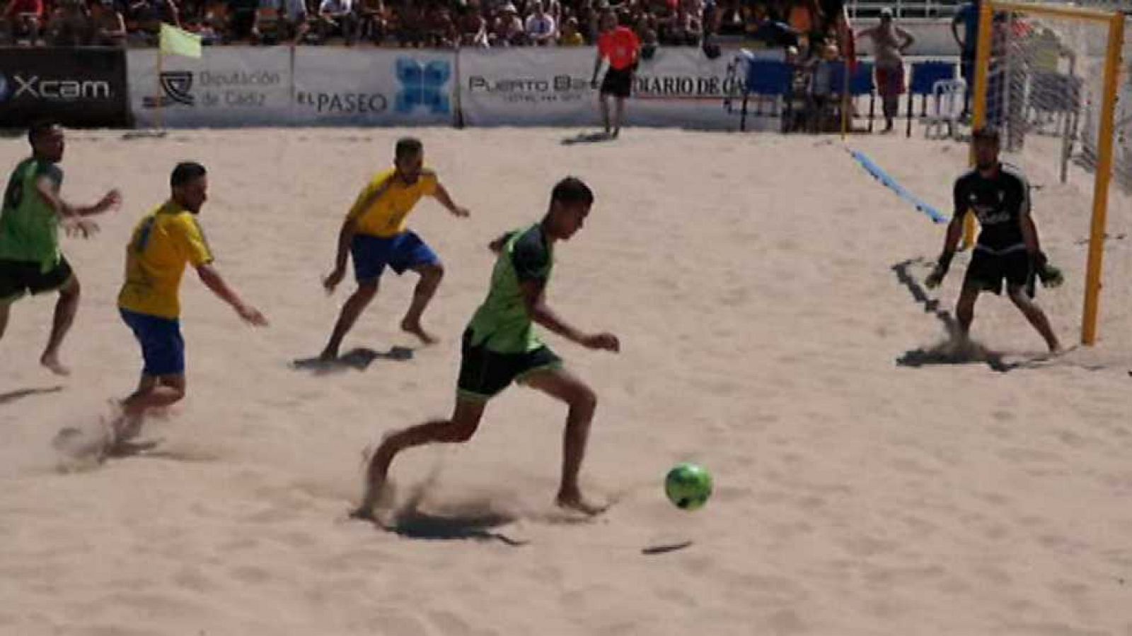 Fútbol playa - Campeonato Nacional de Liga, desde Puerto Santa María (Cádiz)