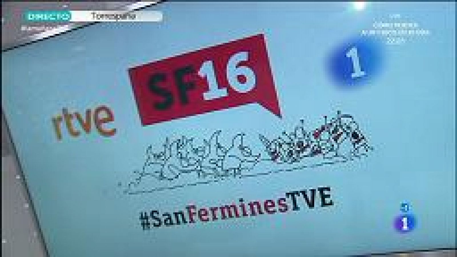 Sanfermines en La 1 de TVE