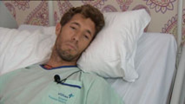 Manuel Escribano se recupera de sus heridas en un hospital 
