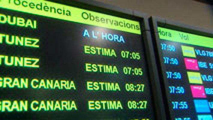 Telediario 1 - El Ministerio de Fomento abre expediente a Vueling