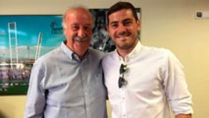 Telediario 1 - Del Bosque y Casillas firman la paz
