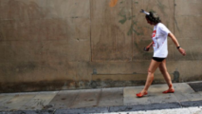 Un repelente hará que se salpique quien orine en la calle en los Sanfermines