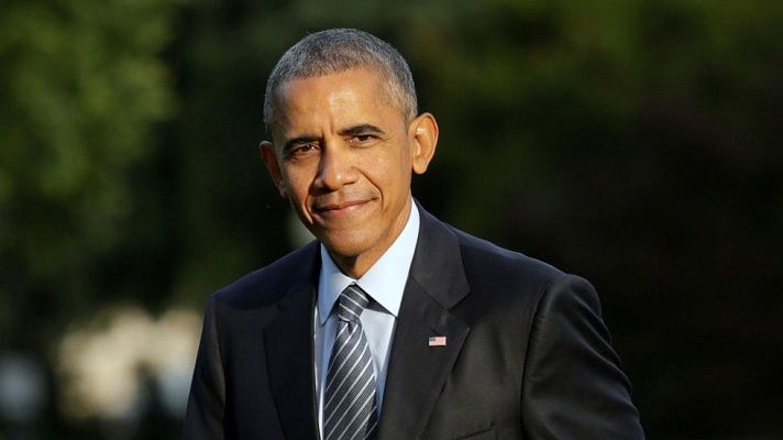 Telediario 1 - Obama podrá saludar a Sánchez, Iglesias y Rivera en el almuerzo que ofrecen los reyes tras su reunión con Rajoy