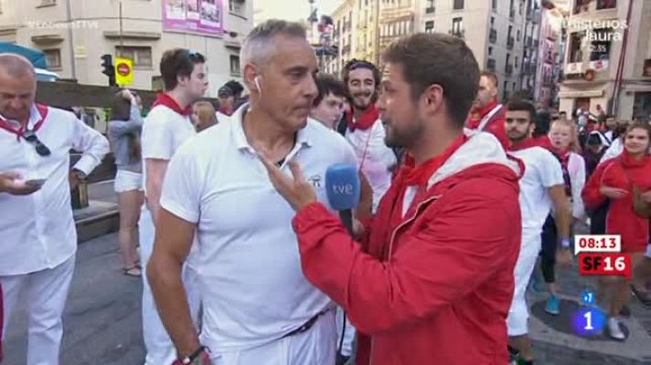 La mañana - Corredor con camiseta inteligente