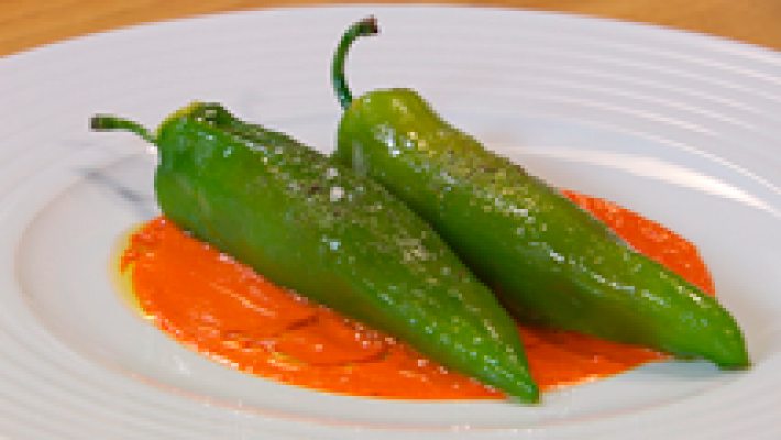 Receta de pimientos verdes rellenos de chistorra