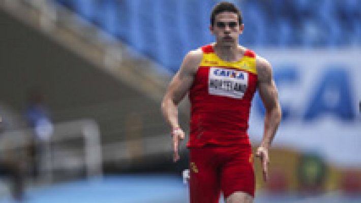 Hortelano, primer atleta español en una final de 100 metros