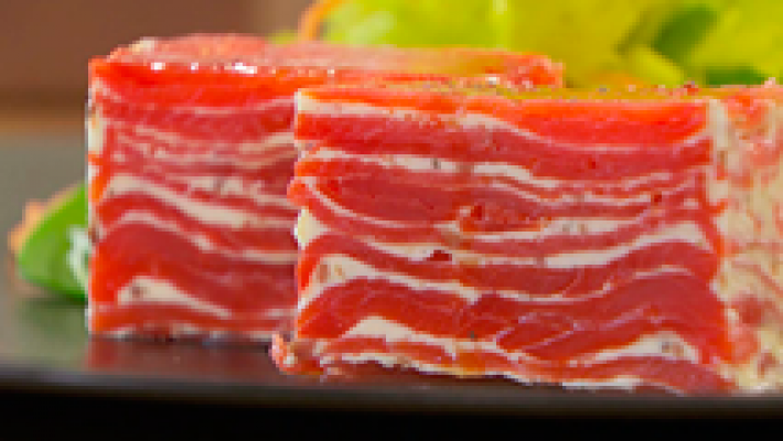 RTVE Cocina - Recetas de milhojas de salmón